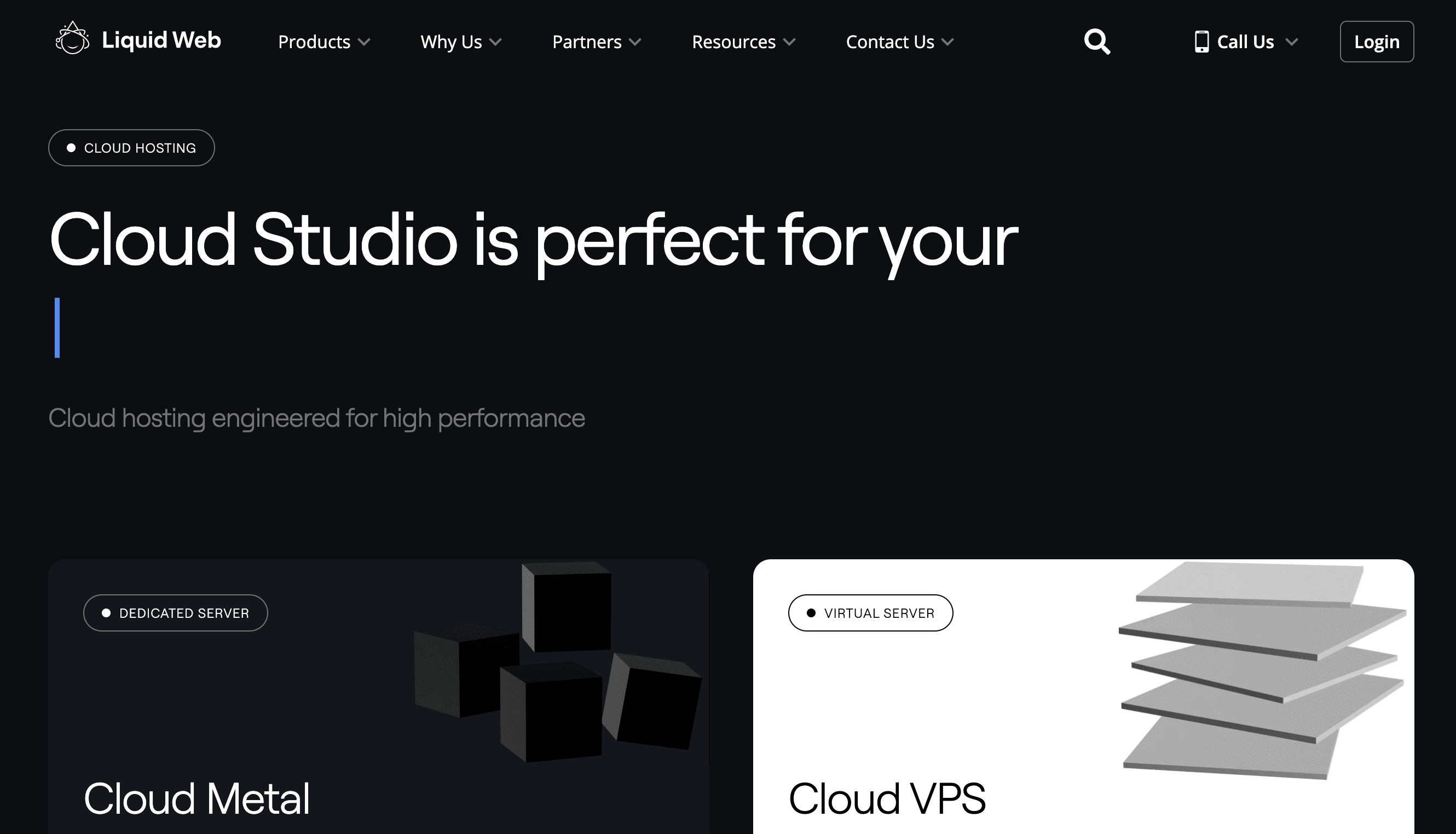 screenshot of Cloud Studio by Liquid Web
