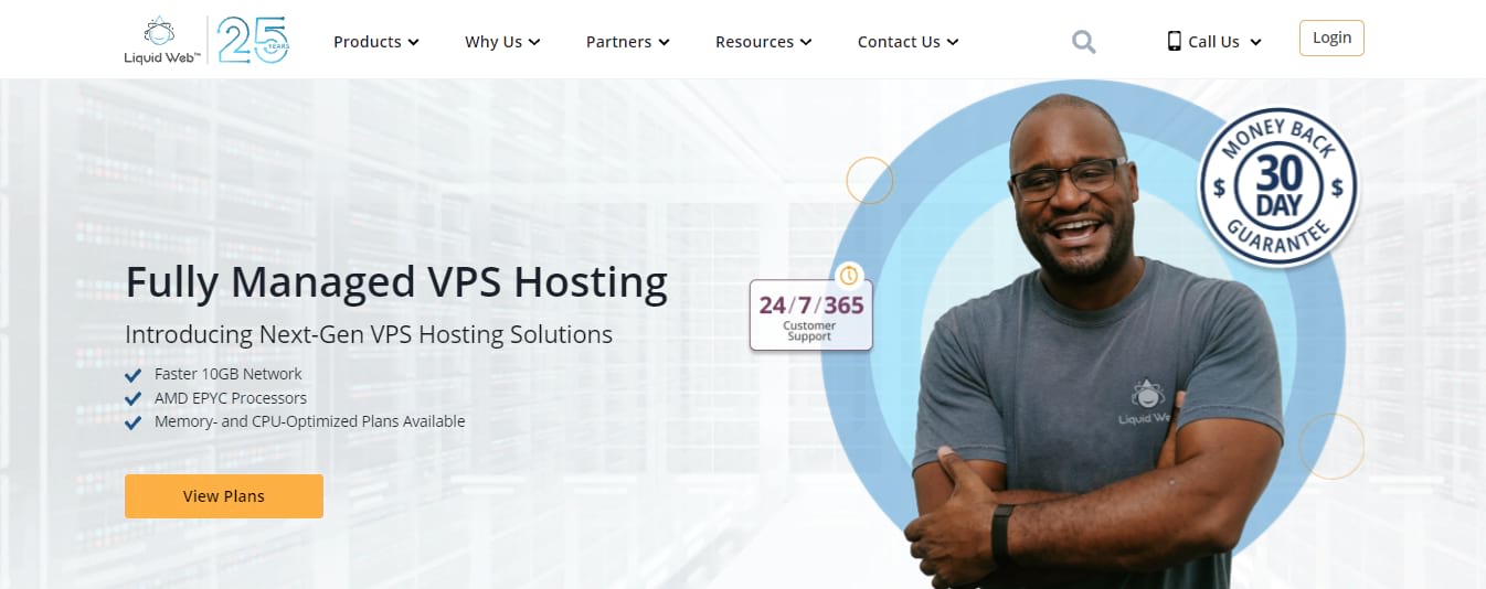Liquid Web’s managed VPS hosting solutions platform.