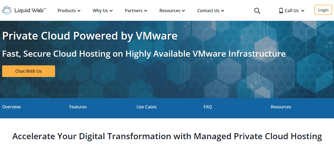 Liquid Web’s private cloud powered by VMware.