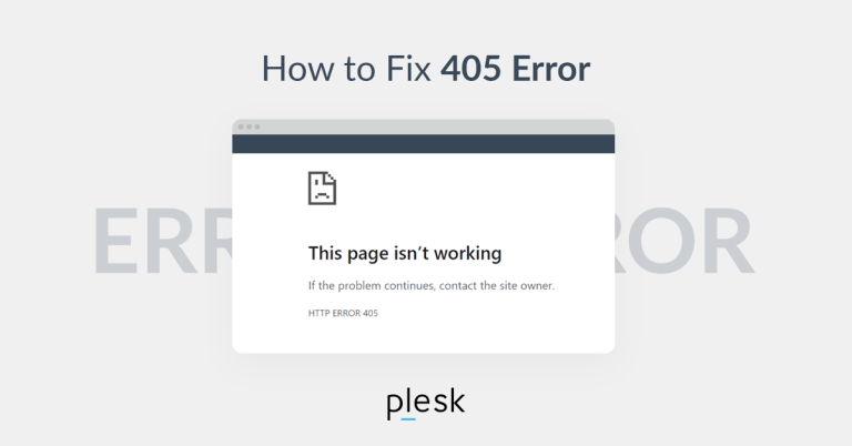 How to Fix the 405 Method Not Allowed Error?