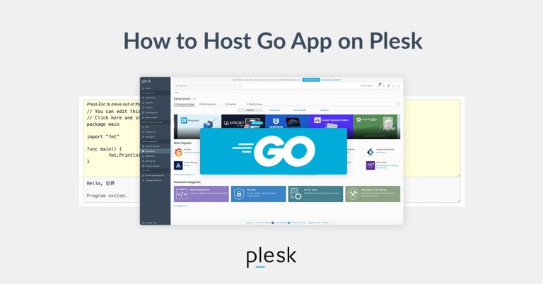How to Host a Go App on Plesk – Plesk Blog