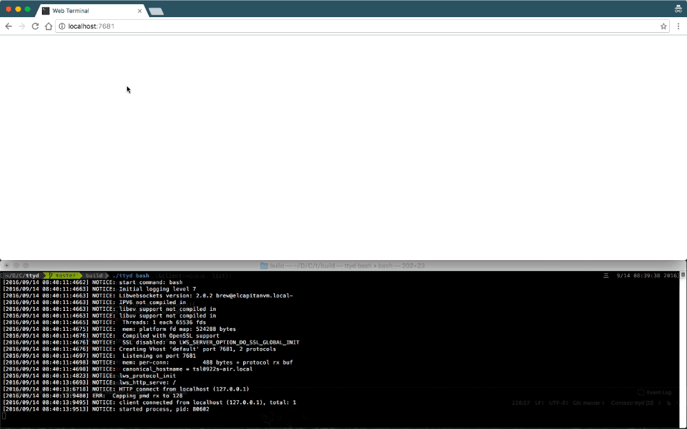 ttyd - Share your terminal over the web