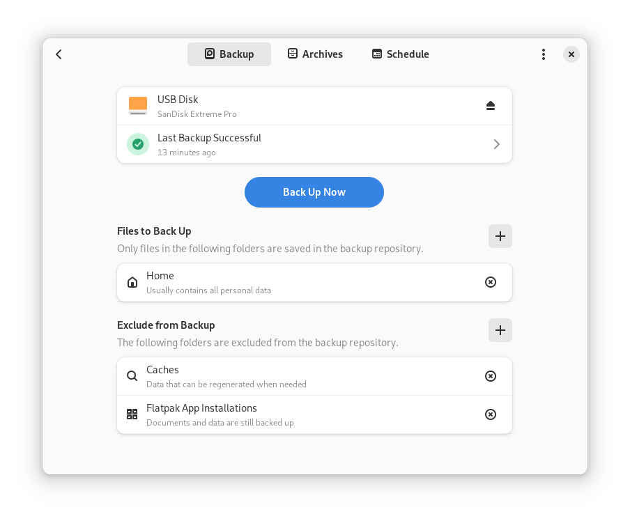 Pika Backup Tool
