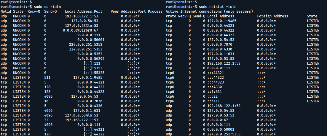 Check Open Ports