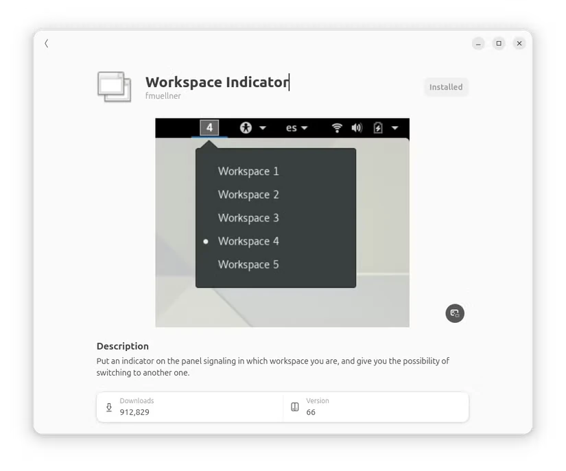Workspace Indicator: Keep Your Ubuntu Workspaces Organized