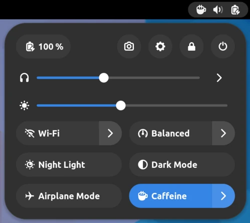 Caffeine - Prevent Auto-Sleep