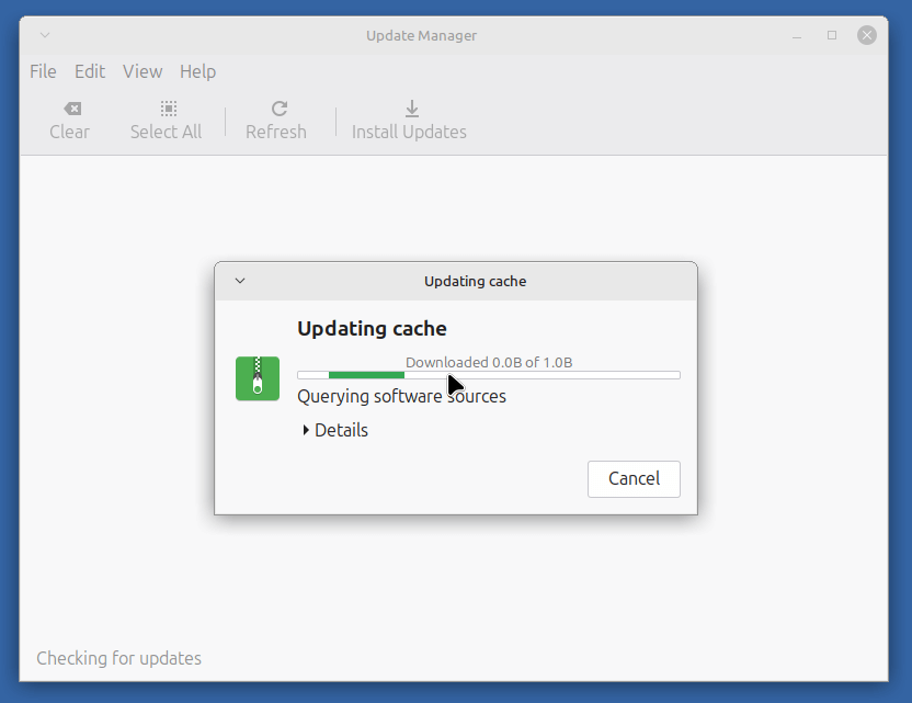Linux Mint Update Manager