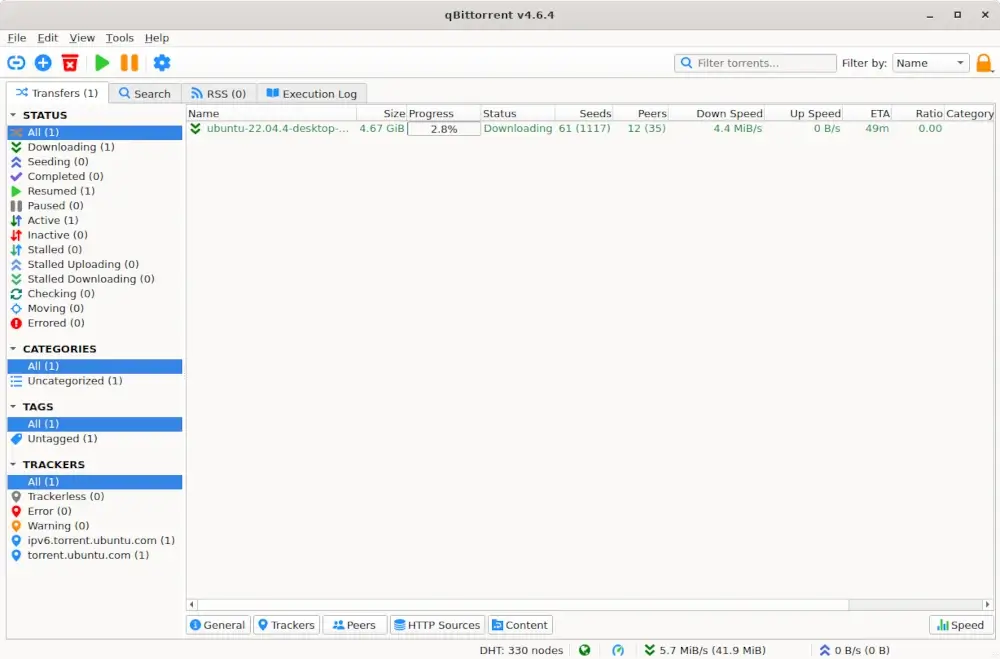 Qbittorrent - BitTorrent Client