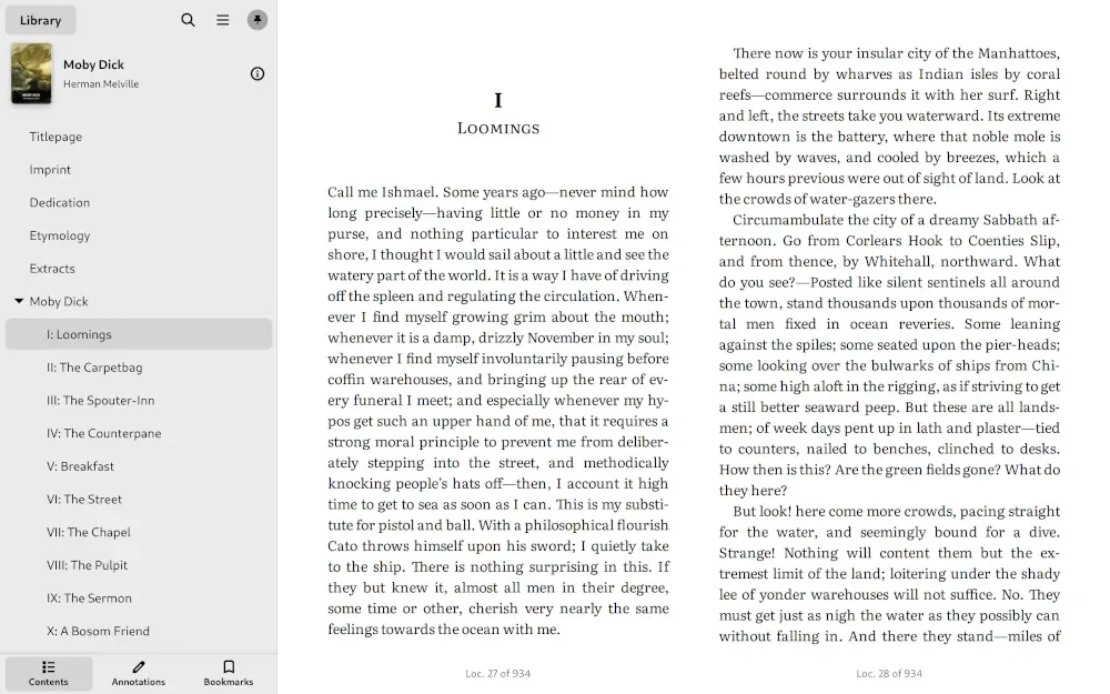 Foliate - eBook Reader for Linux