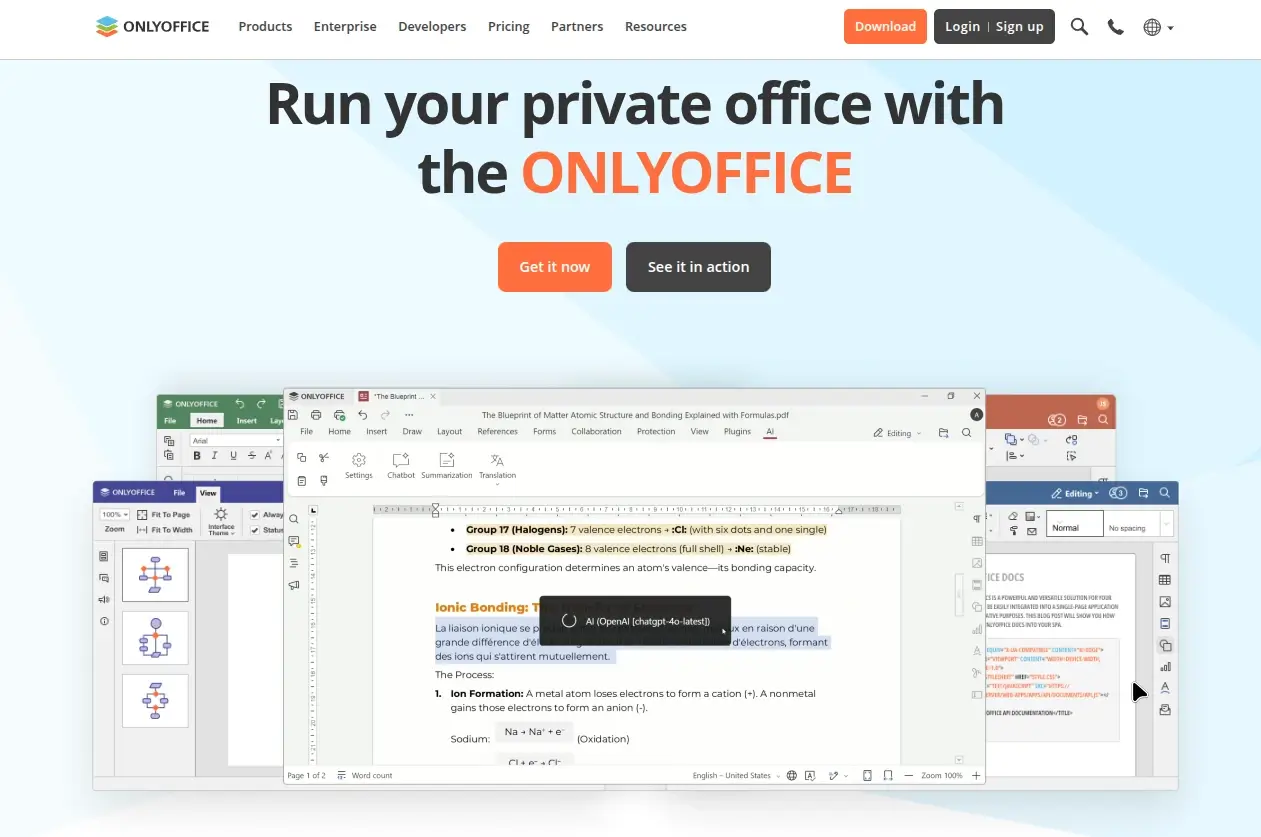 OnlyOffice - Free Office Suite