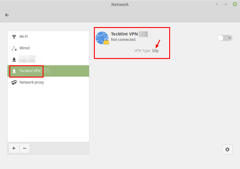 VPN Connection Created