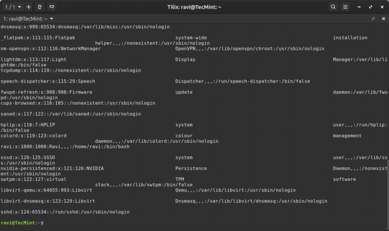 How to Use the Linux column Command to Format Text into Tables