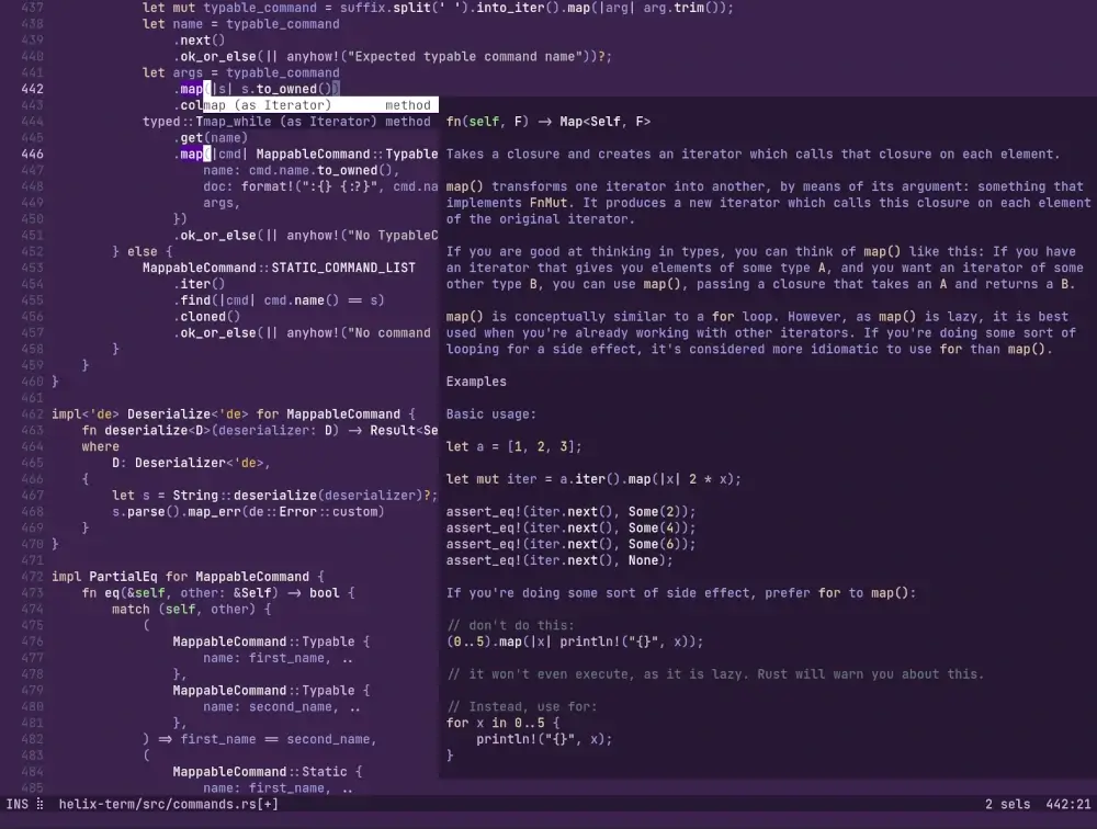 Helix - modern modal text editor