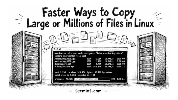 How to Copy Millions of Files Faster in Linux