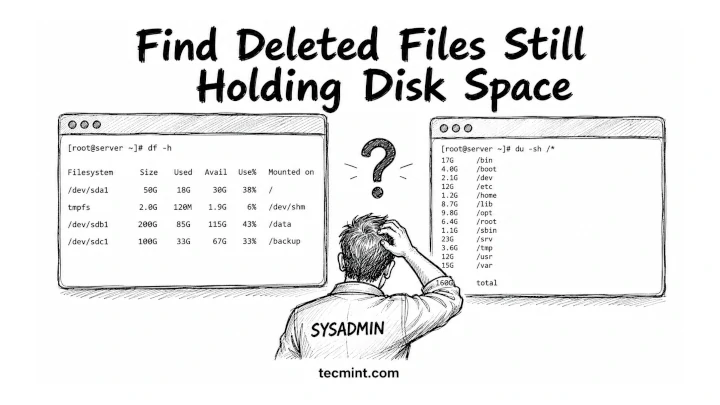 How to Find Deleted Files Still Eating Disk Space