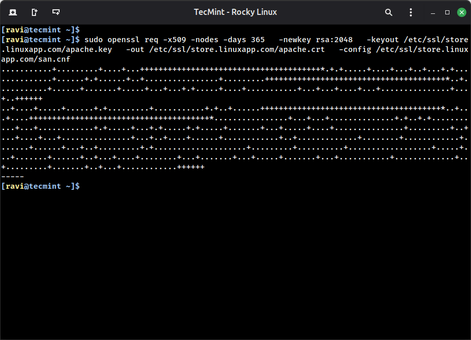 Create a Self-Signed SSL Certificate